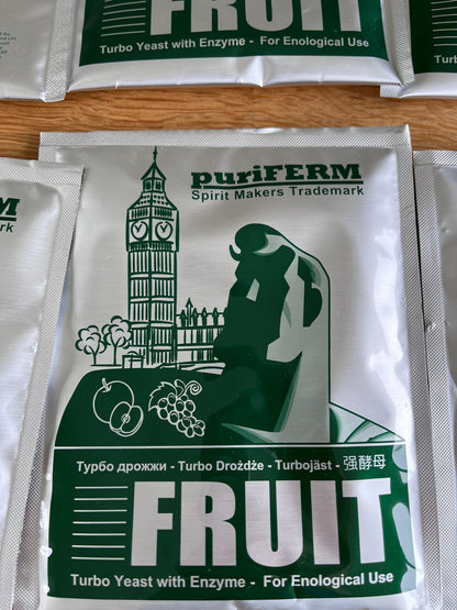 Фруктові турбо дріжджі Puriferm Fruit